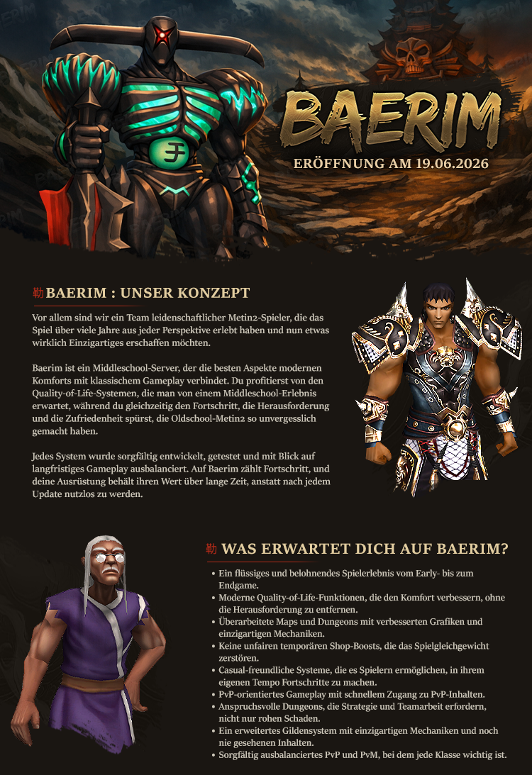 Baerim - Unser Konzept