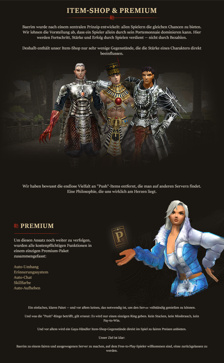 Item-Shop & Premium