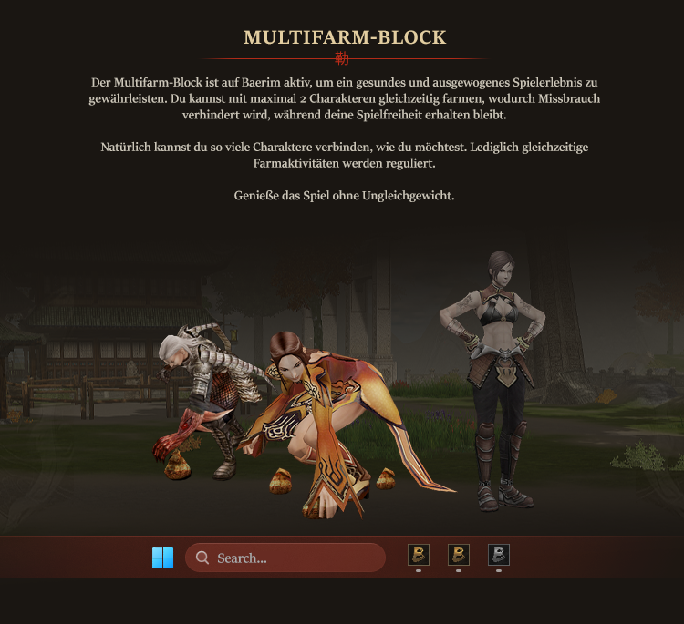 Multifarm-Sperre