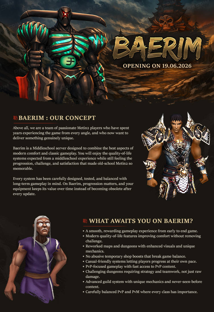 Baerim - Our Concept