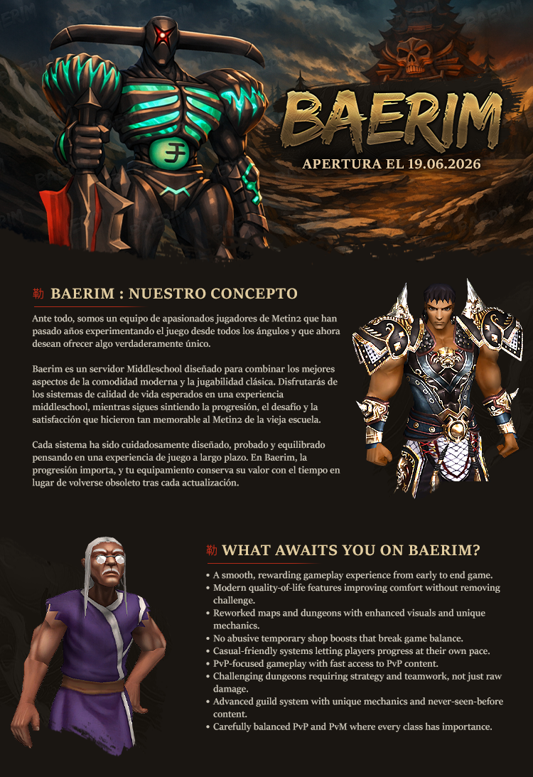 Baerim - Nuestro concepto