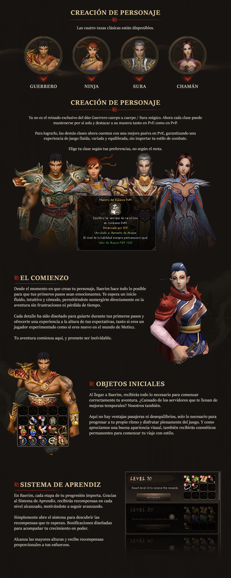 Creacion de personaje