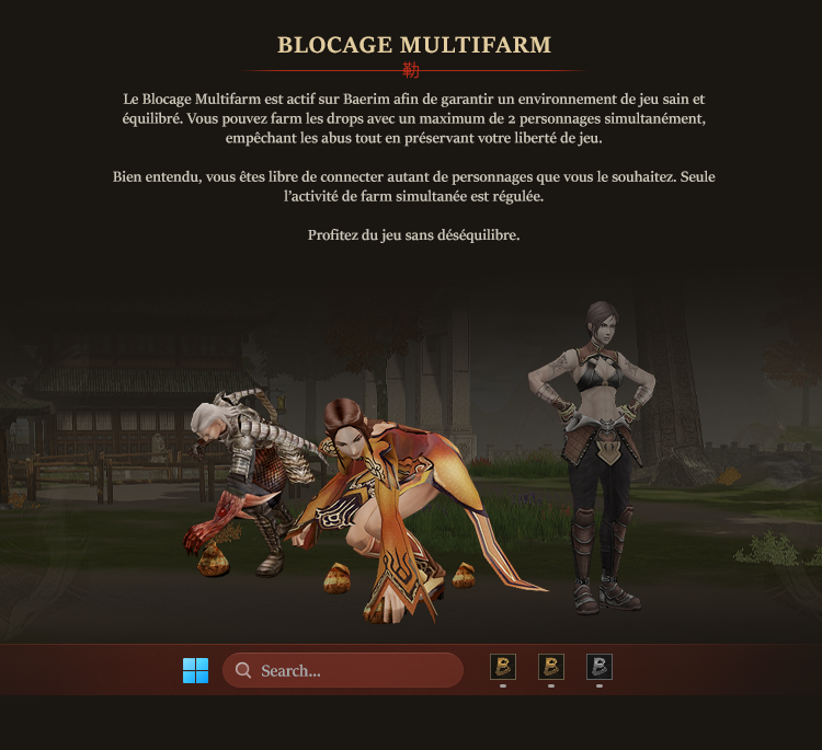 Blocage multifarm