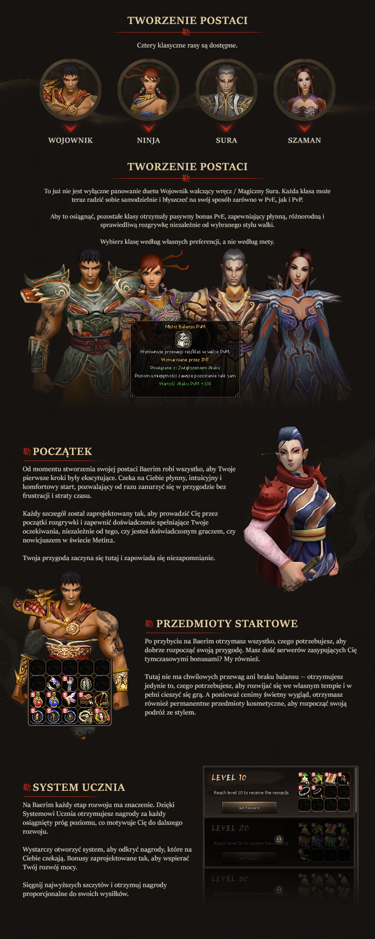 Tworzenie postaci