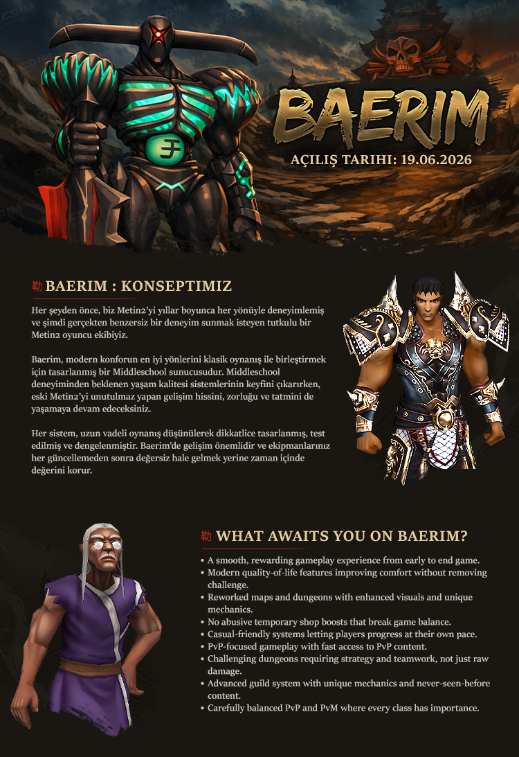 Baerim - Konseptimiz